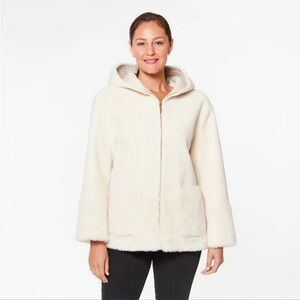 Koolaburra by Ugg Faux Fur Hooded Jacket Large